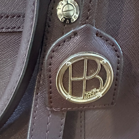 Henri Bendel Rich Brown Leather Briefcase - Picture 3 of 6